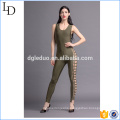 Sexy style adult one piece jumpsuit sleeveless bodycon jumpsuit